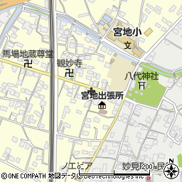 熊本県八代市宮地町374周辺の地図