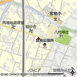熊本県八代市宮地町362周辺の地図