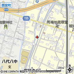 熊本県八代市宮地町580周辺の地図
