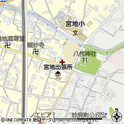 熊本県八代市宮地町433周辺の地図