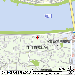 熊本県八代市古城町1970-2周辺の地図