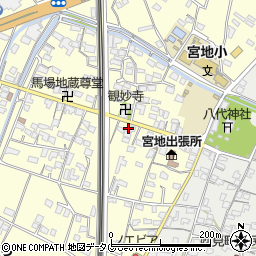 熊本県八代市宮地町351周辺の地図