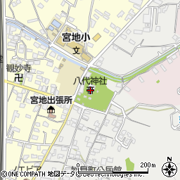 八代神社周辺の地図