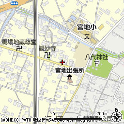 熊本県八代市宮地町437周辺の地図