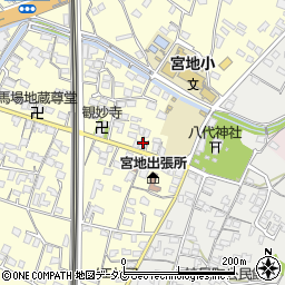 熊本県八代市宮地町436-2周辺の地図