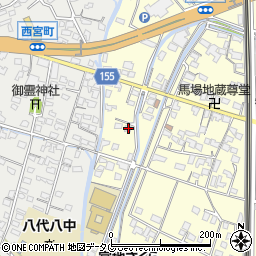 熊本県八代市宮地町582周辺の地図