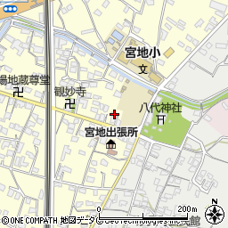 熊本県八代市宮地町434周辺の地図