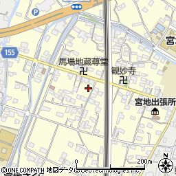 熊本県八代市宮地町327周辺の地図