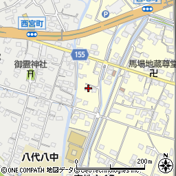 熊本県八代市宮地町583周辺の地図