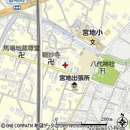 熊本県八代市宮地町439周辺の地図