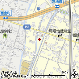 熊本県八代市宮地町575周辺の地図