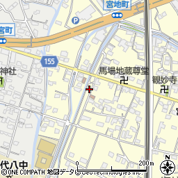 熊本県八代市宮地町307周辺の地図