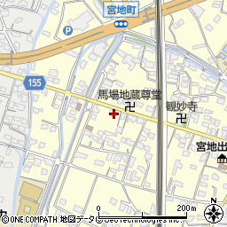 熊本県八代市宮地町316周辺の地図