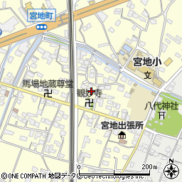 熊本県八代市宮地町469-2周辺の地図