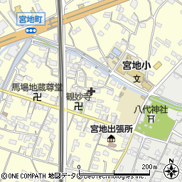 熊本県八代市宮地町444周辺の地図