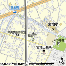 熊本県八代市宮地町469周辺の地図