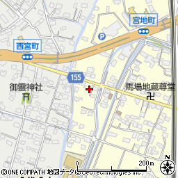 熊本県八代市宮地町566周辺の地図