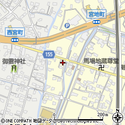 熊本県八代市宮地町565-1周辺の地図
