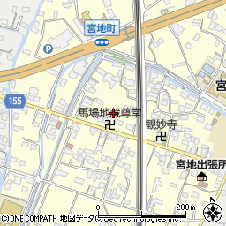 熊本県八代市宮地町513-3周辺の地図