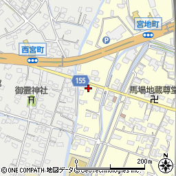 熊本県八代市宮地町568周辺の地図