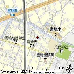 熊本県八代市宮地町457周辺の地図