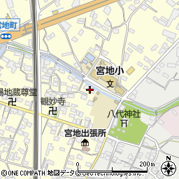 熊本県八代市宮地町422周辺の地図