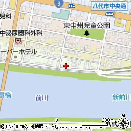 熊本県八代市夕葉町1-12周辺の地図
