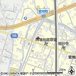 熊本県八代市宮地町552周辺の地図