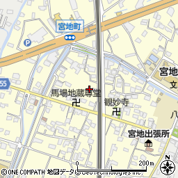熊本県八代市宮地町503周辺の地図
