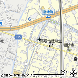 熊本県八代市宮地町557-1周辺の地図