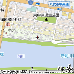 熊本県八代市夕葉町1-16周辺の地図