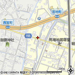 熊本県八代市宮地町1582周辺の地図