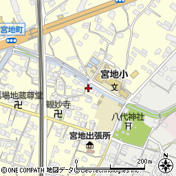 熊本県八代市宮地町423周辺の地図