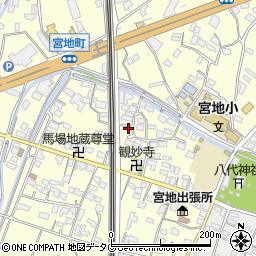 熊本県八代市宮地町485周辺の地図