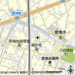 熊本県八代市宮地町464周辺の地図