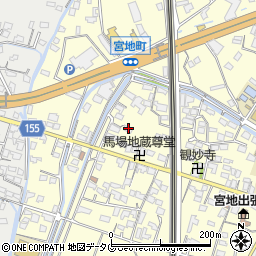 熊本県八代市宮地町545周辺の地図
