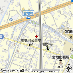 熊本県八代市宮地町500周辺の地図