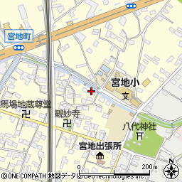 熊本県八代市宮地町451周辺の地図