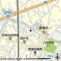 熊本県八代市宮地町452周辺の地図