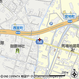 熊本県八代市宮地町1580周辺の地図