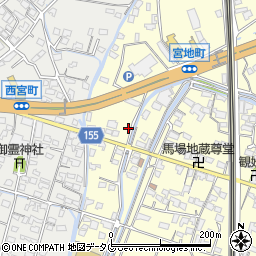 熊本県八代市宮地町1584周辺の地図