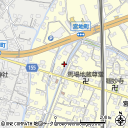 熊本県八代市宮地町1592周辺の地図