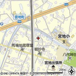 熊本県八代市宮地町490周辺の地図