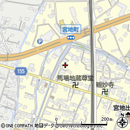 熊本県八代市宮地町543周辺の地図