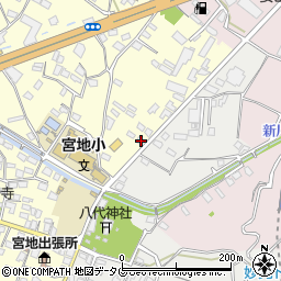 熊本県八代市宮地町2051-1周辺の地図