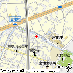 熊本県八代市宮地町461周辺の地図
