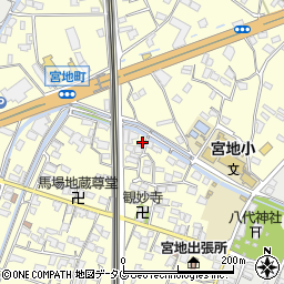 熊本県八代市宮地町491周辺の地図