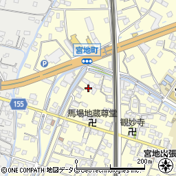 熊本県八代市宮地町周辺の地図