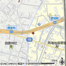 熊本県八代市宮地町1577周辺の地図