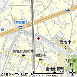 熊本県八代市宮地町492周辺の地図